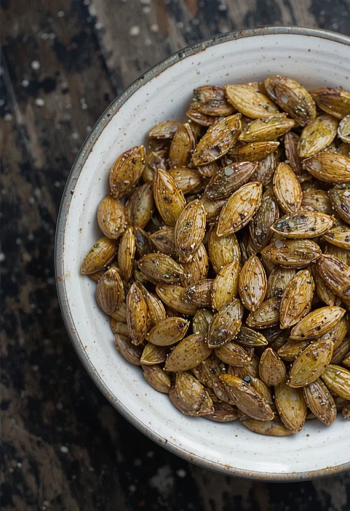 Dill Pickle Roasted Pumpkin Seeds