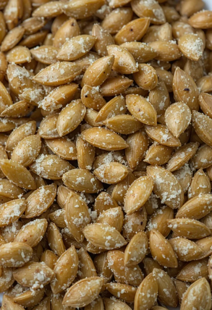 Garlic Parmesan Pumpkin Seeds