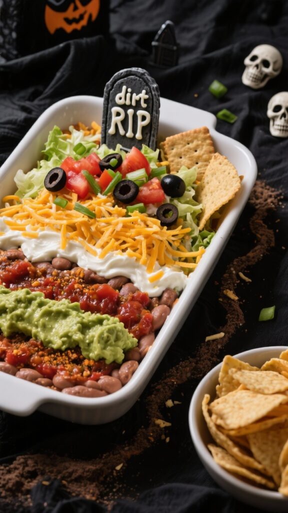Graveyard Taco Dip