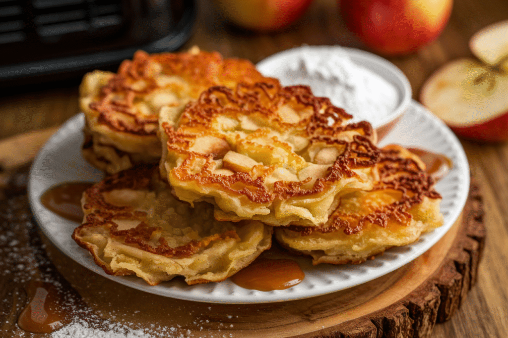 Air Fryer Apple Fritters