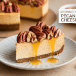 Browned Butter Pecan Cheesecake