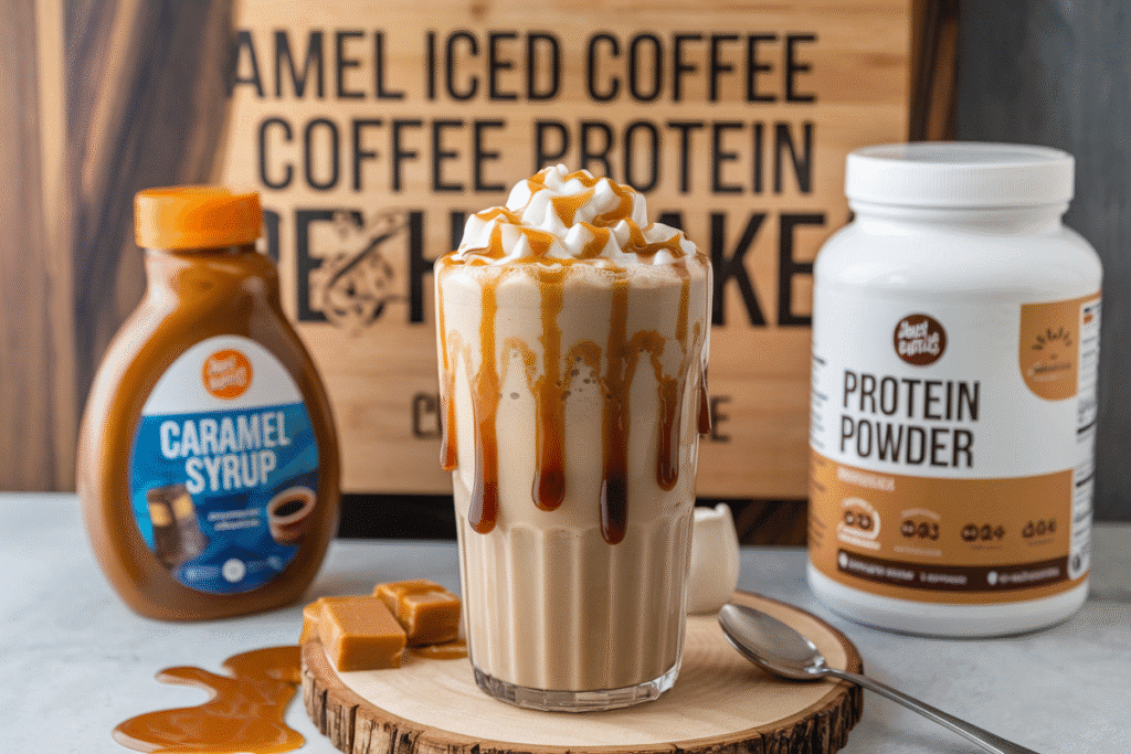 Caramel Iced Coffee Protein Shake