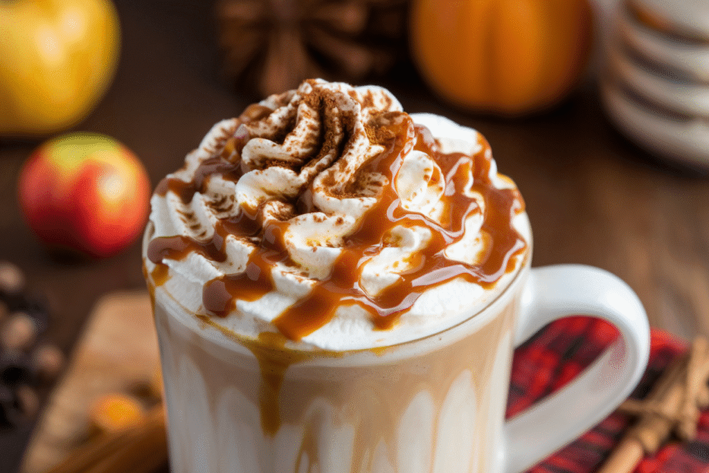 Cozy Caramel Apple Latte