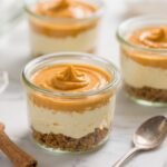 No-Bake Pumpkin Cheesecake Jars with Gingersnap Crust 4 No-Bake Pumpkin Cheesecake Jars
