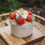 Strawberry Cheesecake Overnight Oats