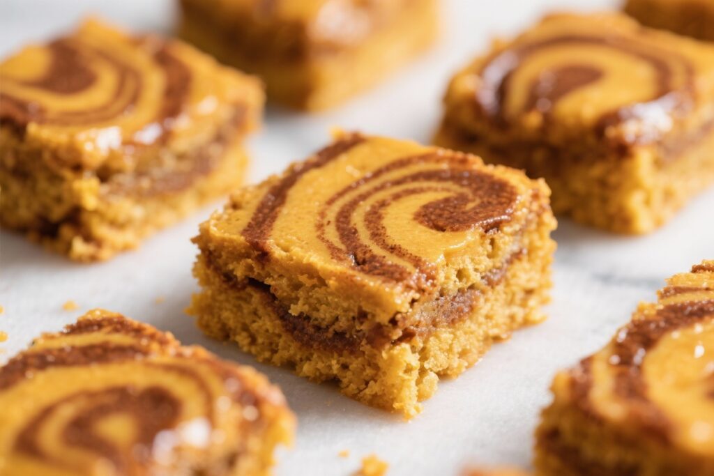 Pumpkin Blondies