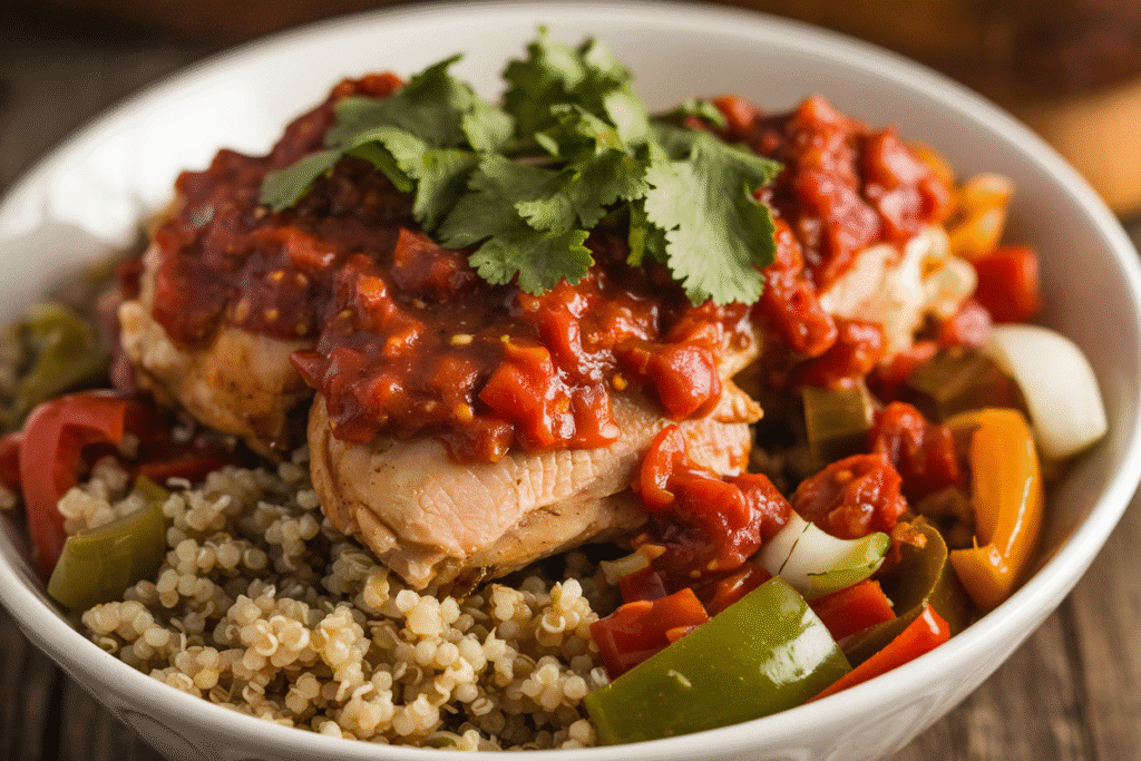 Salsa Chicken Bowls