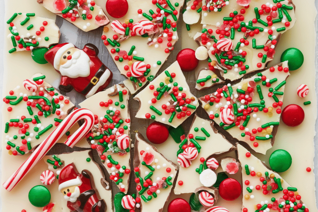 White Chocolate Christmas Bark