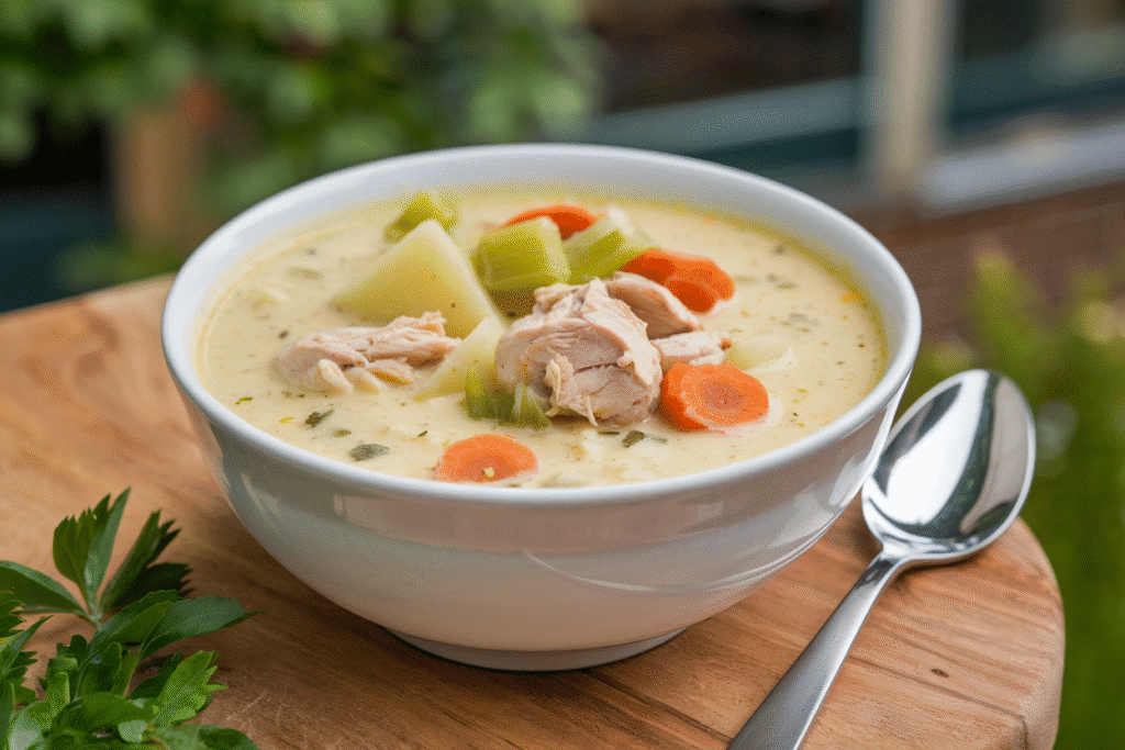 Creamy Chicken Vegetable Soup