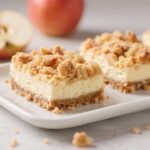 Apple Crisp Cheesecake Bars