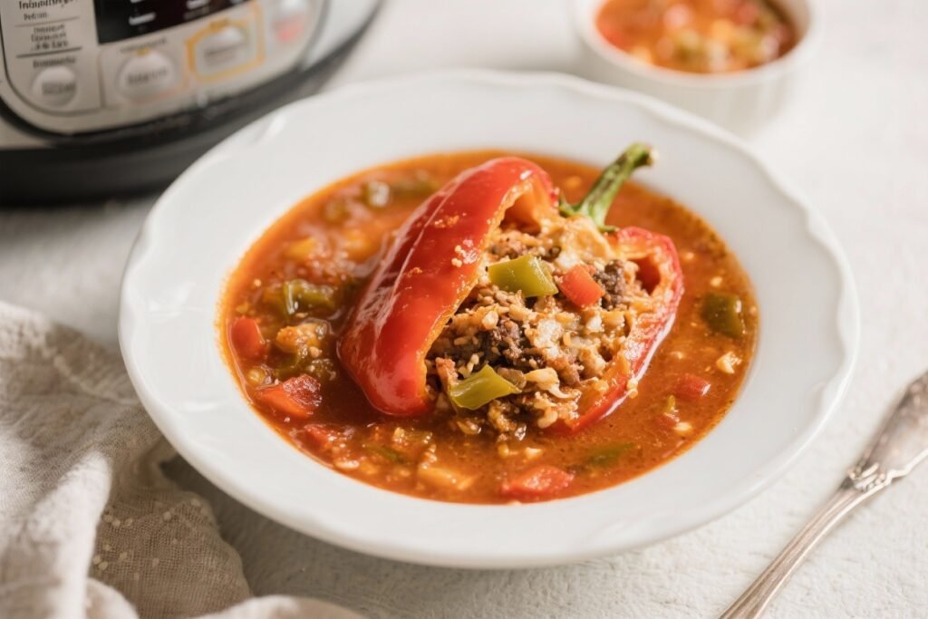 Low Carb Stuffed Pepper Soup