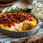 Egg Casserole with Cottage Cheese