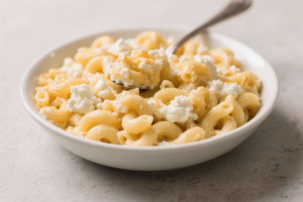 Cottage Cheese Mac and Cheese