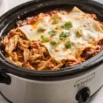 Crockpot Chicken Enchilada Casserole 3 Crockpot Chicken Enchilada Casserole