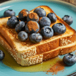 Air Fryer Blueberry Cottage Cheese Toast