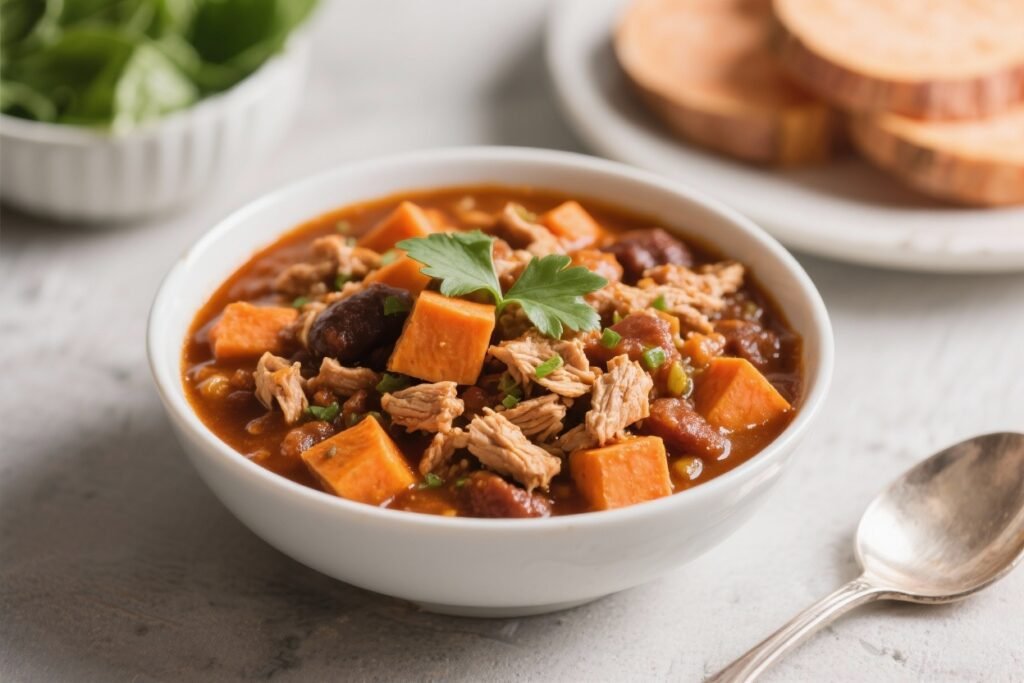 Sweet Potato Turkey Chili