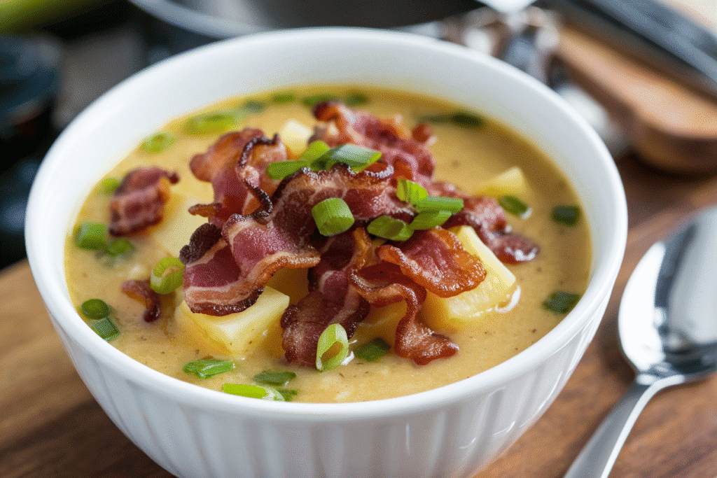 High Protein Potato Soup