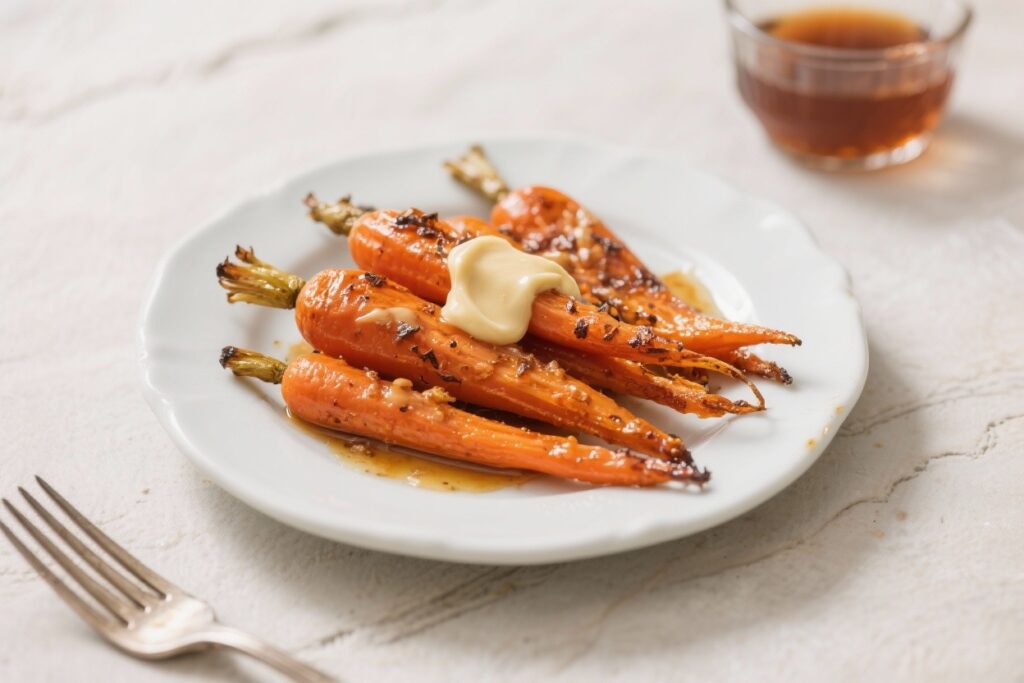 Sweet and Savory Roasted Carrots