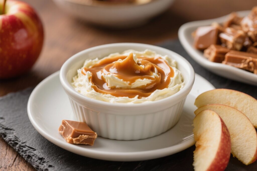 Cream Cheese Caramel Apple Dip Toffee