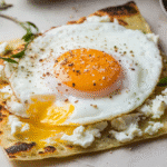 Egg and Cottage Cheese Flatbread