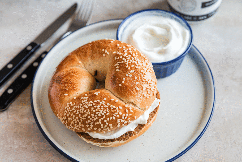 Protein Bagels With Greek Yogurt