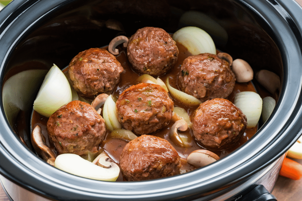 Salisbury Steak Meatballs