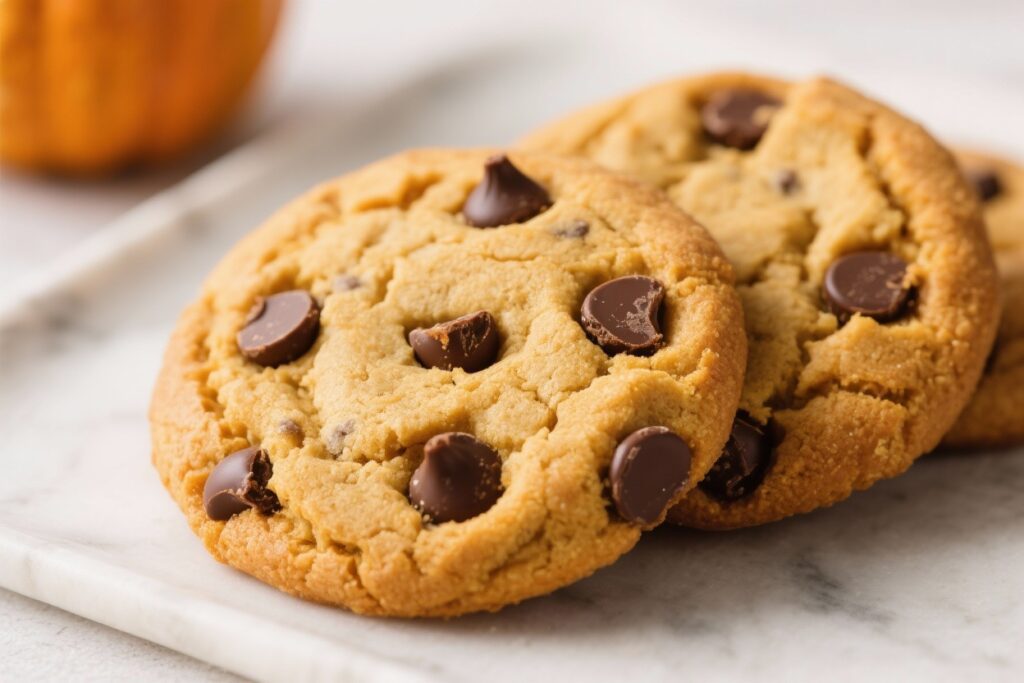 Pumpkin Chocolate Chip Cookies