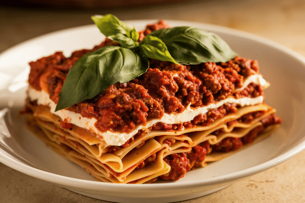 Lasagna Recipe with Ricotta