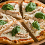 Roasted Garlic White Chicken Pizza That’ll Make You Ditch Delivery Forever 1 Roasted Garlic White Chicken Pizza