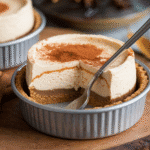 Mini Pumpkin Spice No-Bake Cheesecakes
