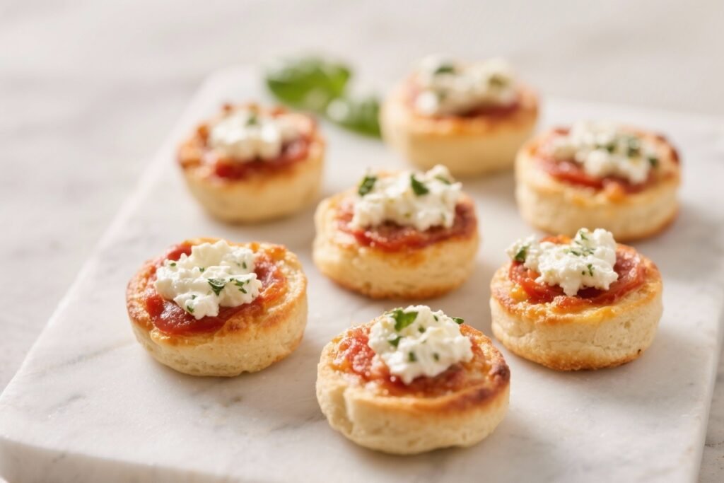 Mini Cottage Cheese Pizza Bites