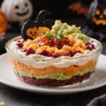 Halloween Seven Layer Dip