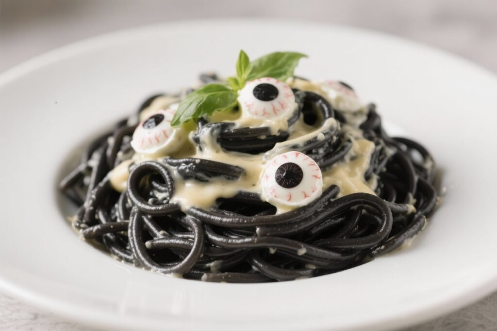 Black Pasta Alfredo