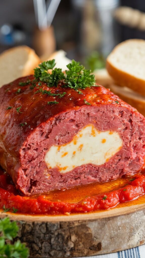 Cheesy Mozzarella‑Stuffed Meatloaf Recipes