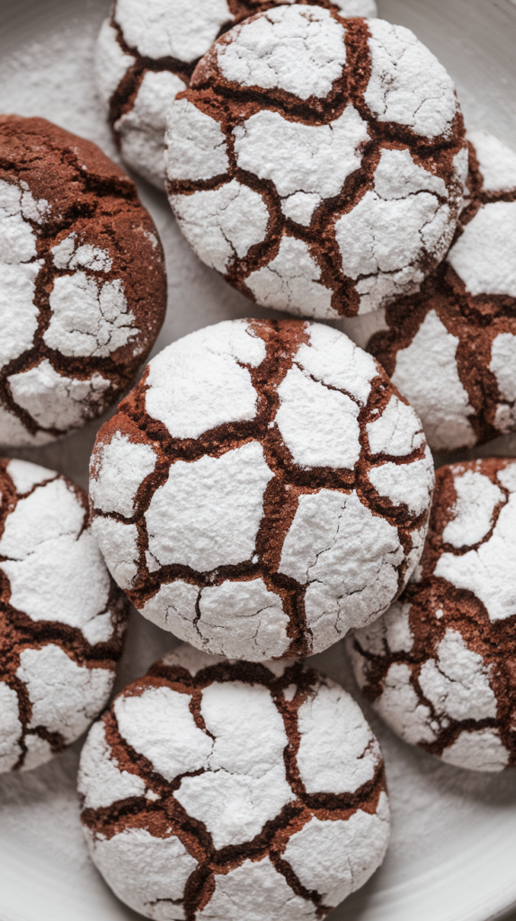 Chocolate Crinkle Cookies