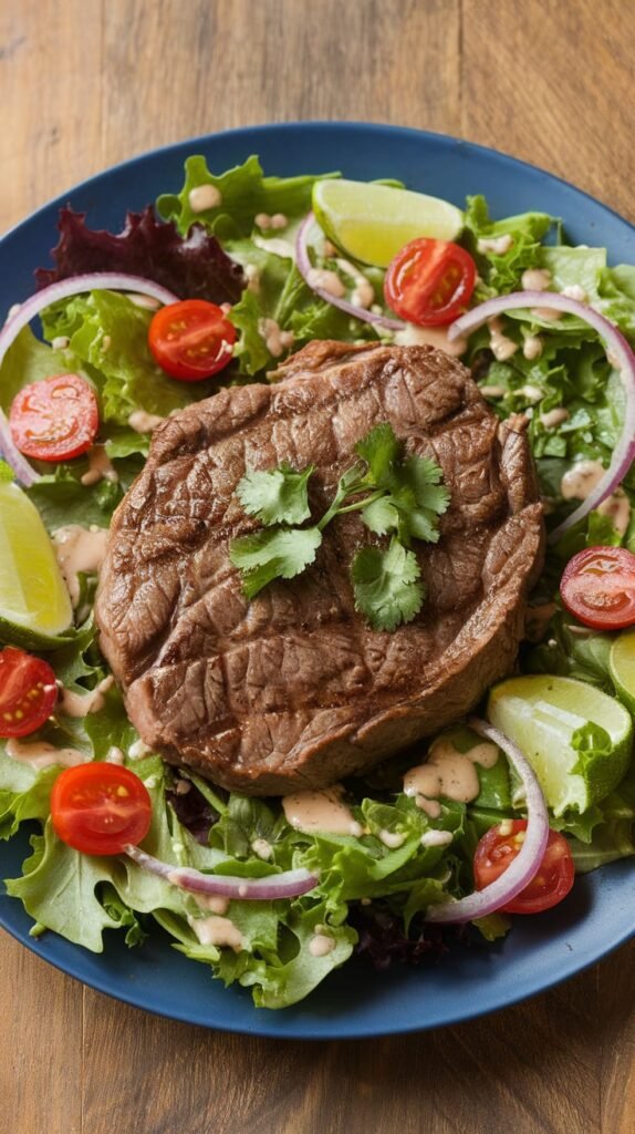 Cilantro Lime Steak Salad