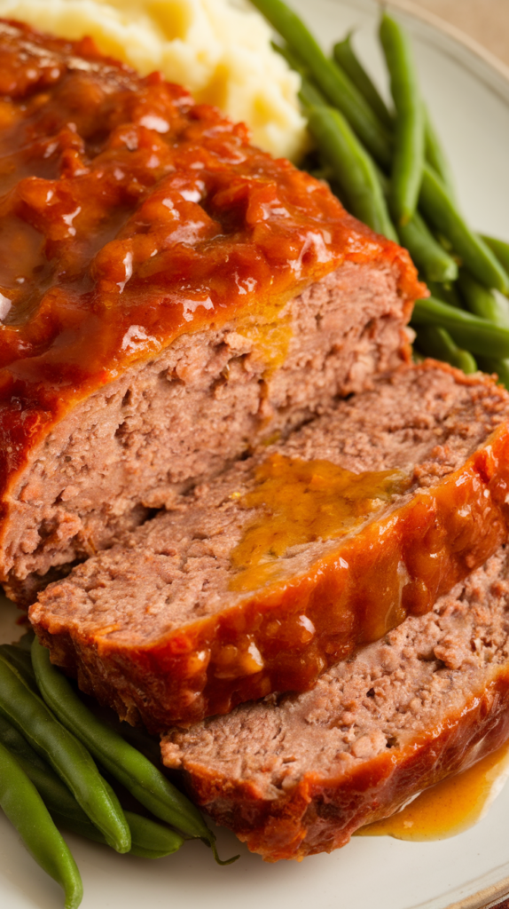 Classic Homestyle Meatloaf with a Tangy Glaze 2 Classic Homestyle Meatloaf with a Tangy Glaze