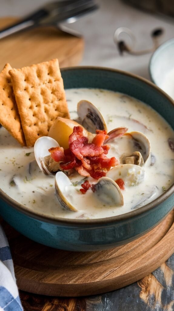 Creamy Clam Chowder Recipe New England 2 Creamy Clam Chowder Recipe