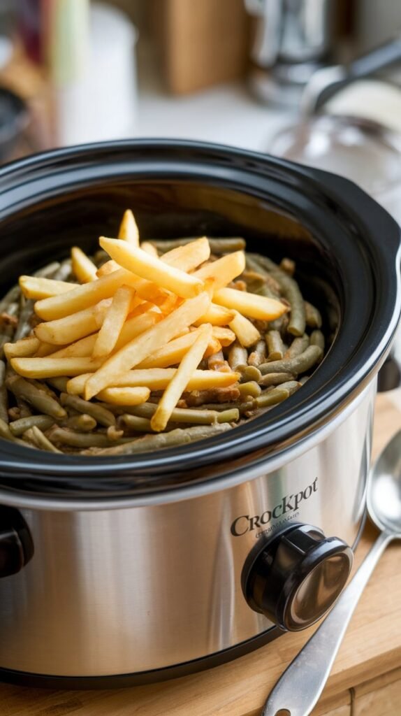 Crockpot Green Bean Casserole