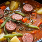 Crockpot Italian Sausage Potato Soup Recipe