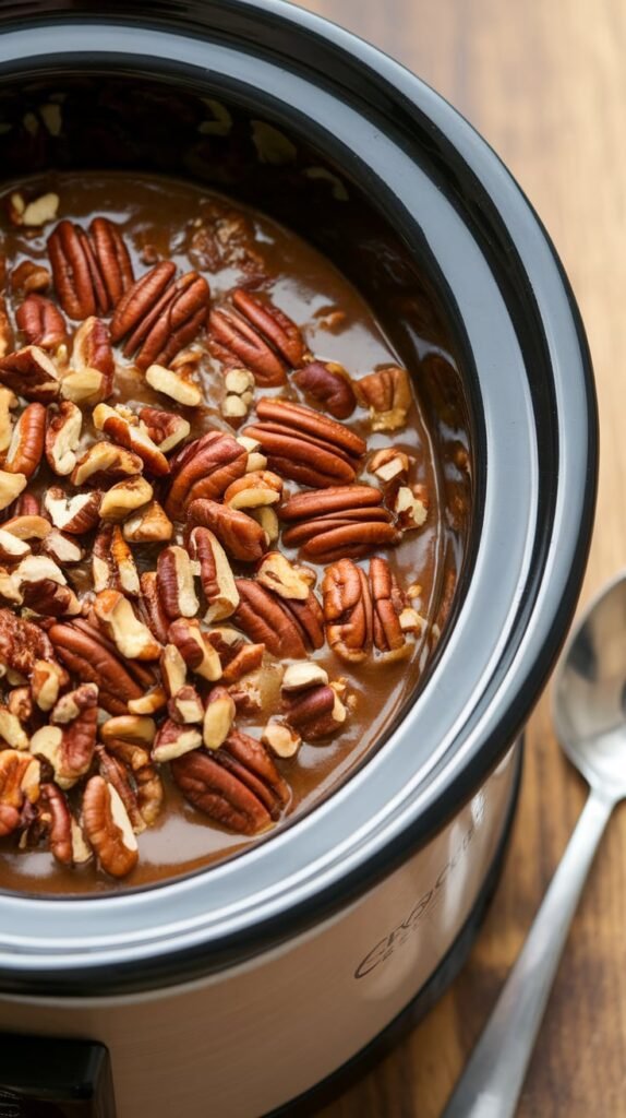 Crockpot Pecan Pie Dip