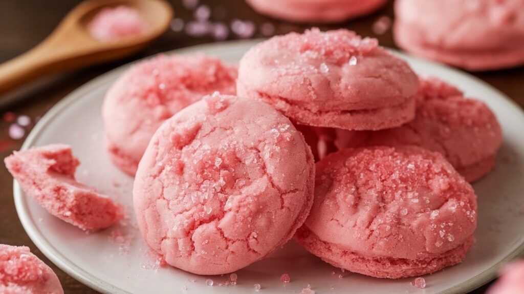 Crumble Pink Sugar Cookie