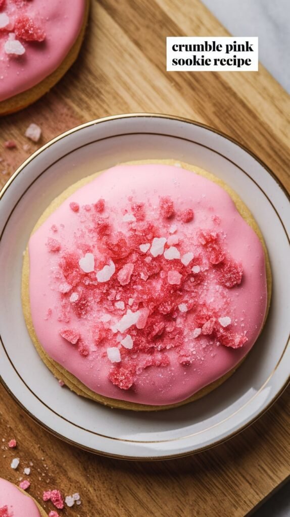 Crumble Pink Sugar Cookie