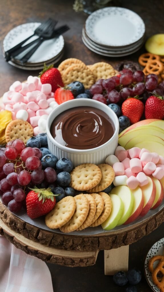 9 Adorable Christmas Charcuterie Boards for Kids (Fast, Festive, No Stress) 9 Dessert Dip Dippers Board