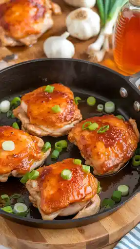 15 Cozy Crockpot Chicken Recipes for Fall Nights You’ll Make on Repeat 3 Honey Garlic Chicken Thighs