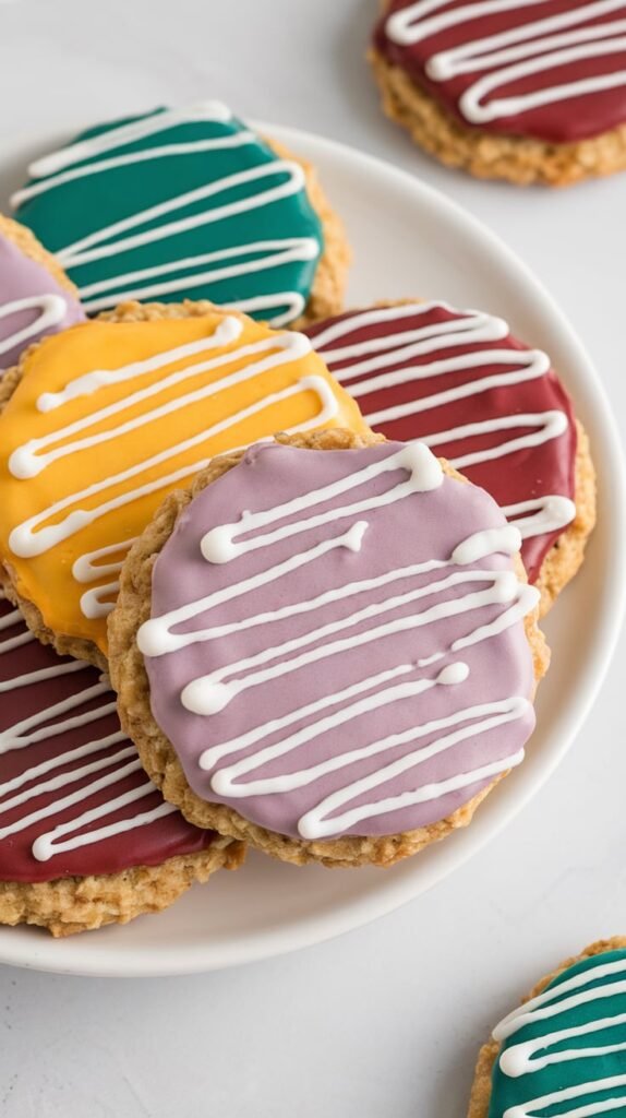 Iced Oatmeal Cookies