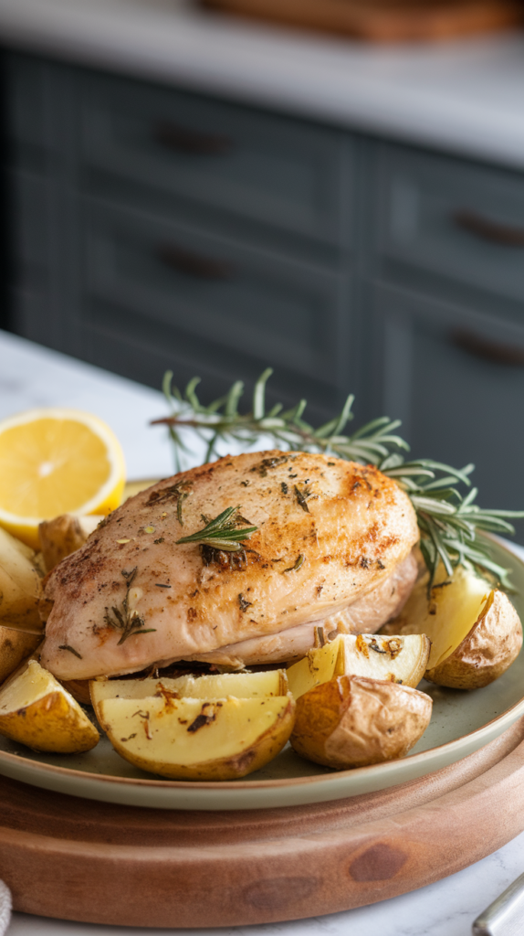 15 Cozy Crockpot Chicken Recipes for Fall Nights You’ll Make on Repeat 7 Lemon Herb Chicken with Potatoes