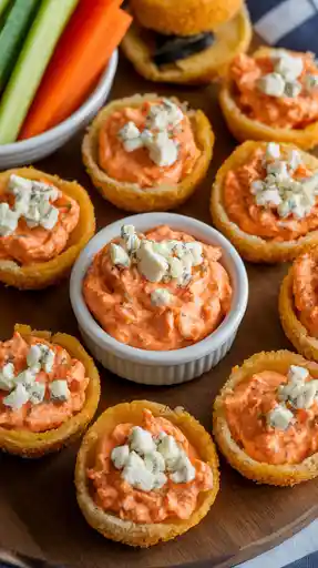 Mini Buffalo Chicken Dip