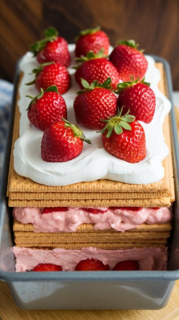 10 Irresistible Strawberry Shortcake Desserts to Sweeten Your Fall 3 No‑Bake Strawberry Shortcake Icebox Cake