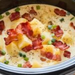 Slow Cooker Baked Potato Soup 3 Potato Soup